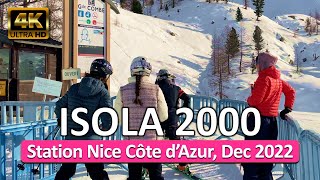 Isola 2000, France • Station Nice Côte d'Azur • Dec 26, 2022 • Virtual Tour 4K HDR