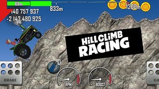 Hill Climb Racing || TRACTOR on Mountain 833m