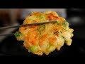 Seafood Pancakes (Haemul-jeon: 해물전)