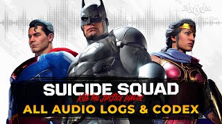 Suicide Squad: Kill the Justice League - All Audio Logs, Tapes and Concept Art [100% Codex]