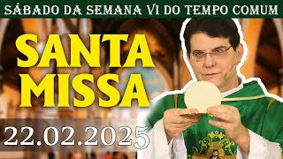 ✅Padre Reginaldo Manzotti - SANTA MISSA DE HOJE - 22/02/2025 - Missa Catolica Ao Vivo