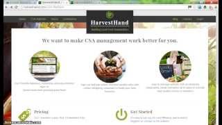 HarvestHand Community Shared Agriculture (CSA) Software in 1 minute