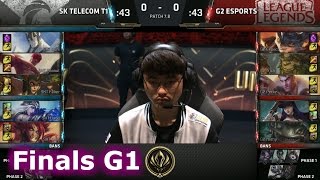 SK Telecom T1 vs G2 eSports | Game 1 Grand Finals LoL MSI 2017 Play-Offs | SKT vs G2 G1 Final