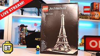 Lego Architecture Eiffel Tower Build LIVE!