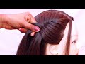 So Easy and beautiful hairstyle - pretty fishtail hairstyle | hairstyle for wedding | hairstyle