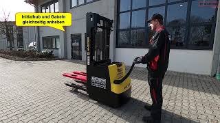 Einweisung – Hyster Elektro Hochhubwagen Typ S1.2 bis S1.6 – EDER Stapler Miete