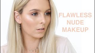 FLAWLESS NUDE MAKEUP TUTORIAL | RACHAEL BROOK