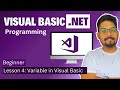 How to Declare Variable in Visual Basic | Vb net Variable Example | VB net Variable in String