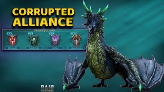 Dragon 20-25, Solo and Hard 10 Teams - Corrupted Alliance ONLY | Raid: Shadow Legends