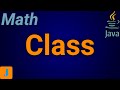 Java Math Class