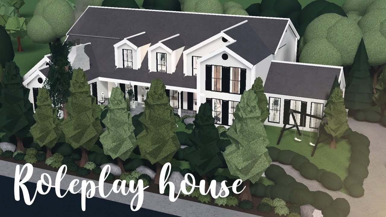 Big Roleplay House Bloxburg Speedbuild - YouTube