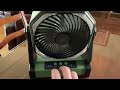 Camping Fan with LED Light, 20000mAh Rechargeable Battery Powered Outdoor Tent Fan Review, Awesome