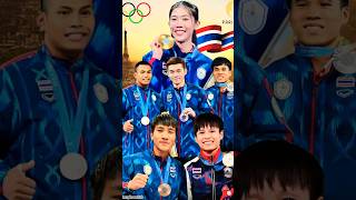 Olympic 2024 Thai Medalists นักกีฬาไทยและเหรียญโอลิมปิค #shorts