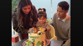 Happy 2nd birthday my love (my tiger 🐅 🐯) celebrating CHOEKYI birthday with family \u0026 close friends #