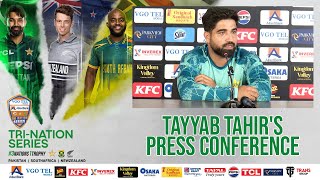 Tayyab Tahir's Press Conference | Tri-Nation Series 2025 | PCB | M2J1A