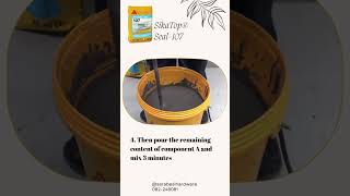 🏗️💧 Introducing Sika Top Seal 107 - Cementitious Waterproofing Slurry 💧🏗️🛡️💦#sika #sikatopseal107