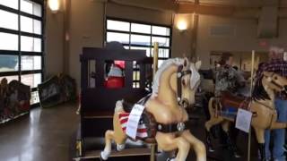 Carousel animals find their new home. Kingsport Carousel Pr