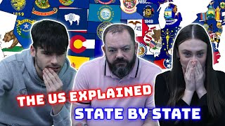 BRITISH FAMILY REACT | THE US EXPLAINED: STATE BY STATE
