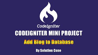 Codeignigter Mini Project - Add Blog