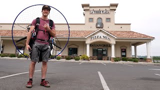 Flying To A Pizzeria On My Paramotor!