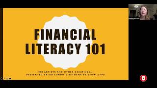 Financial Literacy 101 - for Artists & Freelancers
