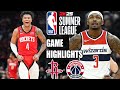 Houston Rockets vs Washington Wizards [FULL GAME] (07/14/24) | 2024 NBA Summer League