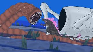 Sea Eater VS Worm Monster VS Godzilla : Deep Sea Monster VS Monsterverse [Ep.1.1]