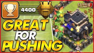 PUSHING WITH MASS BABY DRAGONS!! | Town Hall 9 Trophy Push - Clash of Clans