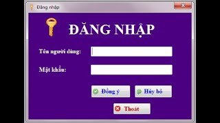 Tạo Form đăng nhập kết nối cơ sở dữ liệu SQL - Lập trình C# căn bản