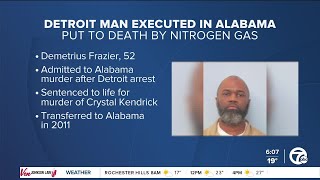 Detroit man put to death for 1991 murder in the 4th execution using nitrogen gas