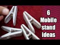 # 6 best mobile stand  ideas/ Cloth clips  ideas