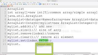 ArrayList in Java with practical in pashto language