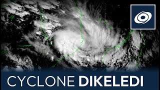 Cyclone Dikeledi Landfall Update as 100mph winds strike Mozambique