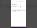 Python Heatmap #shorts #python #chatgpt