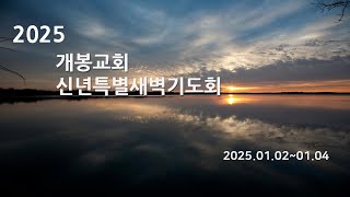 [2025년 신년특별새벽기도회] 2025.01.02/아브라함의 기도/창세기 18:22-26,32-33,19:27-29/노창영 목사