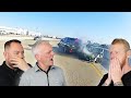 Impaired Driver Brutally Rear Ends State Trooper REACTION | OFFICE BLOKES REACT!!