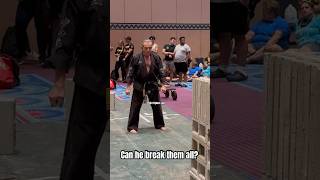 Age is just a number | 74 year old breaking champion Testing Martial Arts Kicking Power #karate