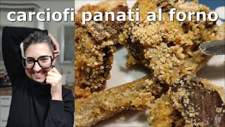 Carciofi panati al forno