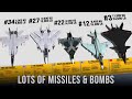 Crazy Fighter Aircraft with Most Weapon Payload Comparison 3D