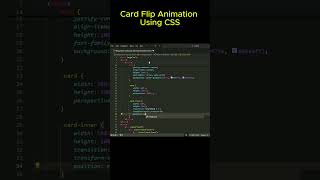 How to Create a Card Flip Animation with CSS Effects