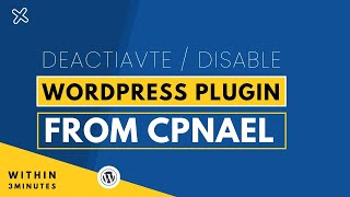 How To Deactivate WordPress Plugin From Cpanel 2026 | Disable WordPress Plugin From Cpanel Manually