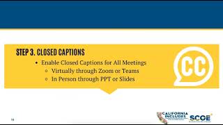 Accessibility Top Tip #3 Closed Captions