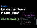How to iterate over rows in a Pandas DataFrame - Examples | ProgramGuru.org