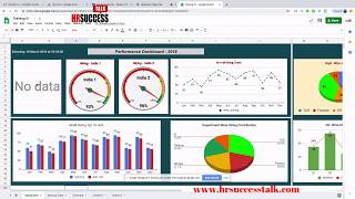 Building HR Dashboard using Google Spreadsheet