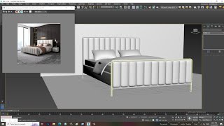 3dsmax Tutorials, Tutorial on Modeling a Designer Bed in Interior in 3dsmax