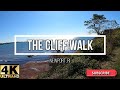 4K- Virtual Walk- Cliff Walk in Newport, RI- Full Length (No Music or Talking)