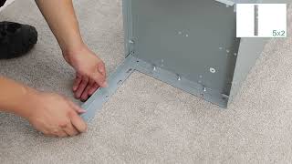 Installation Guides:3 Door Metal Storage Locker