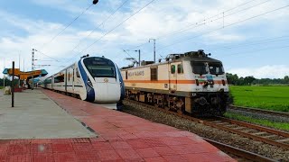 22347 Howrah - Patna mini VANDE Bharat 2.O first day commercial RUN at 130 kmph🔥 || Vande Bharat 2.O