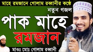 মাহে রমজান নিয়ে অসাধারন একটি গজল বললেন গোলাম রব্বানী || Golam Rabbani || Bangla New Waz 2020
