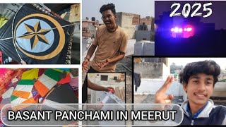 Basant Panchami vlog🔥 in Meerut 2025 l Mono KTC Manjha l Big Kite Flying l Kite Fighting l